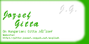 jozsef gitta business card